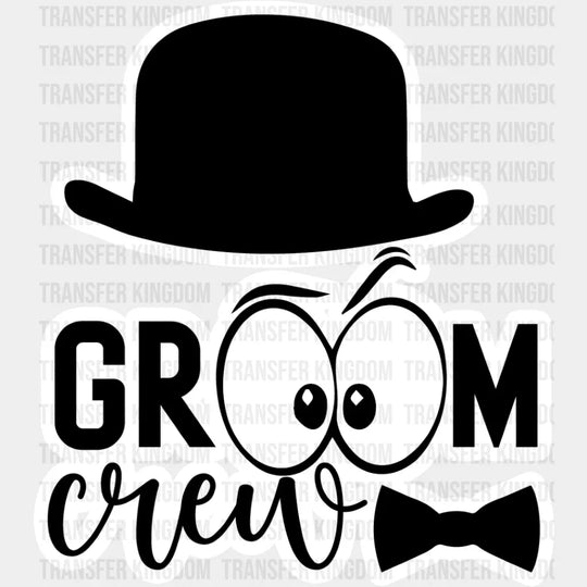 Groom Crew - Bachelor Iron On Dtf Transfer Unisex S & M (10’’) / Light Color Design See Imaging