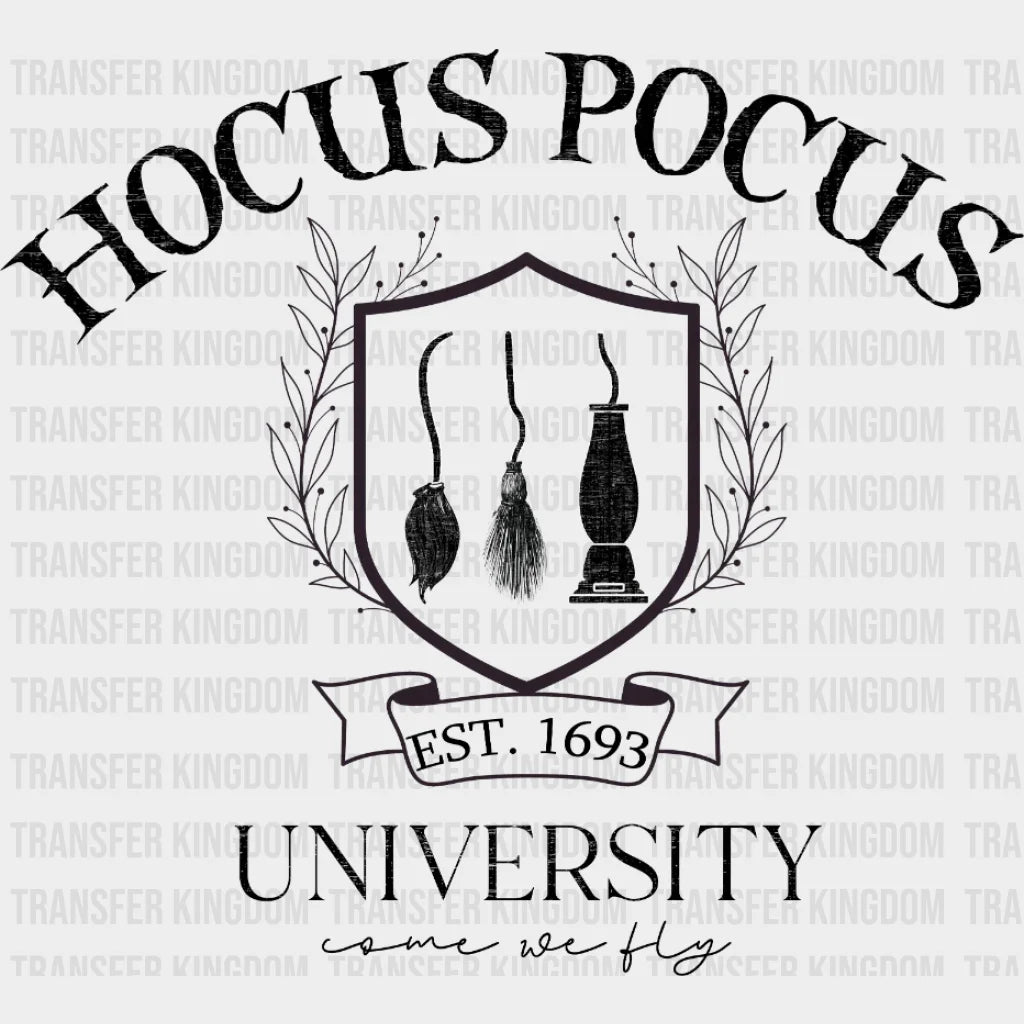 Halloween Hocus Pocus University Design - Dtf Heat Transfer