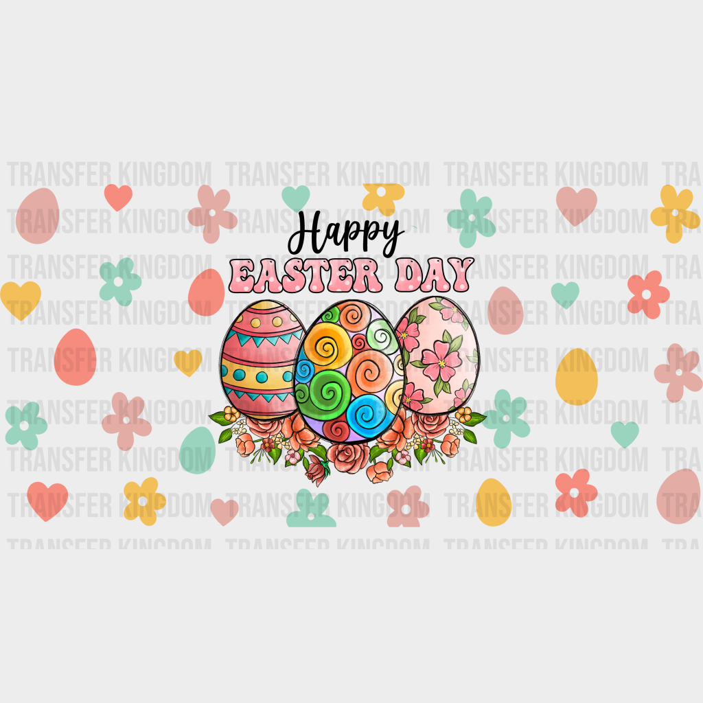 Happy Easter Day Easter UV DTF Transfer Cup Wrap UV DTF Sticker - Transfer Kingdom