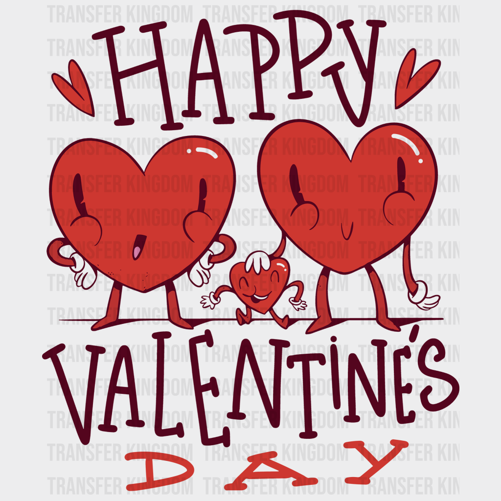 Happy Valentines Day Design - Dtf Heat Transfer