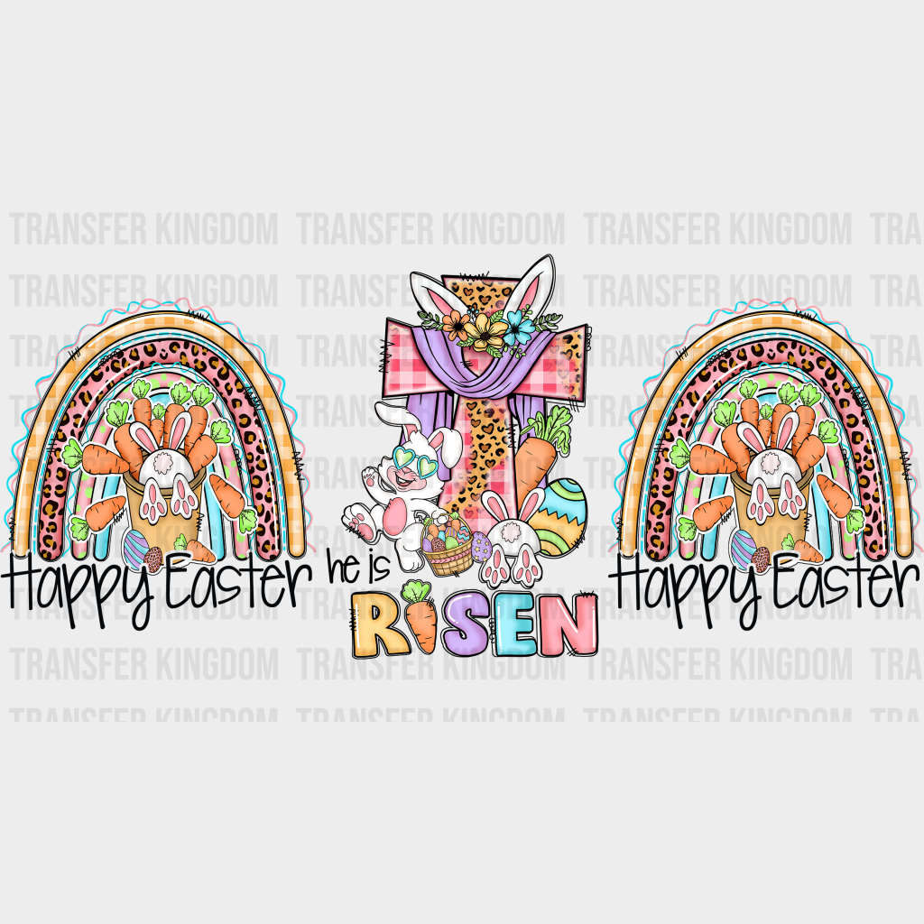 He Is Risen Easter UV DTF Transfer Cup Wrap UV DTF Sticker - Transfer Kingdom