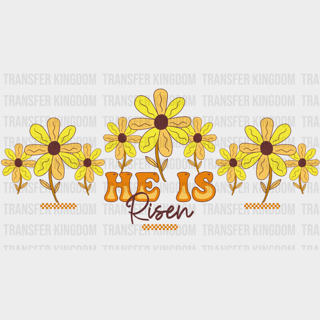 He Is Risen Easter UV DTF Transfer Cup Wrap UV DTF Sticker - Transfer Kingdom