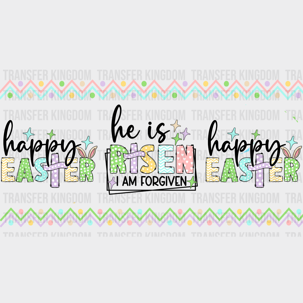 He Is Risen Easter UV DTF Transfer Cup Wrap UV DTF Sticker - Transfer Kingdom