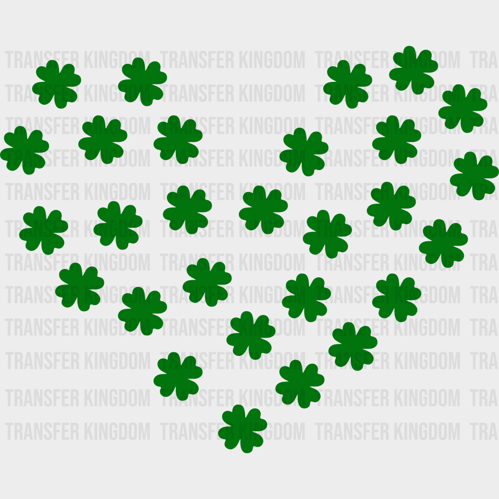 Heart St. Patrick's Day Design - DTF heat transfer - Transfer Kingdom