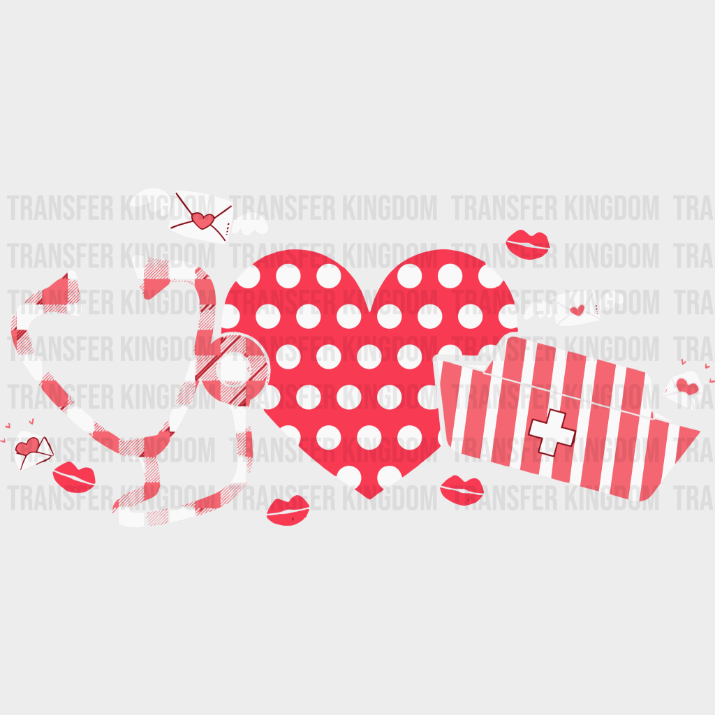 Hospital Valentines Day Design - Dtf Heat Transfer
