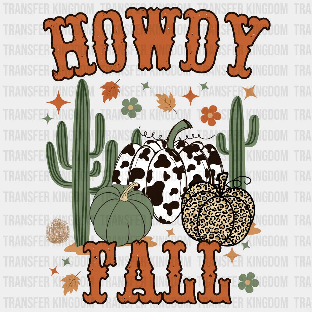 Howdy Fall - Dtf Heat Transfer