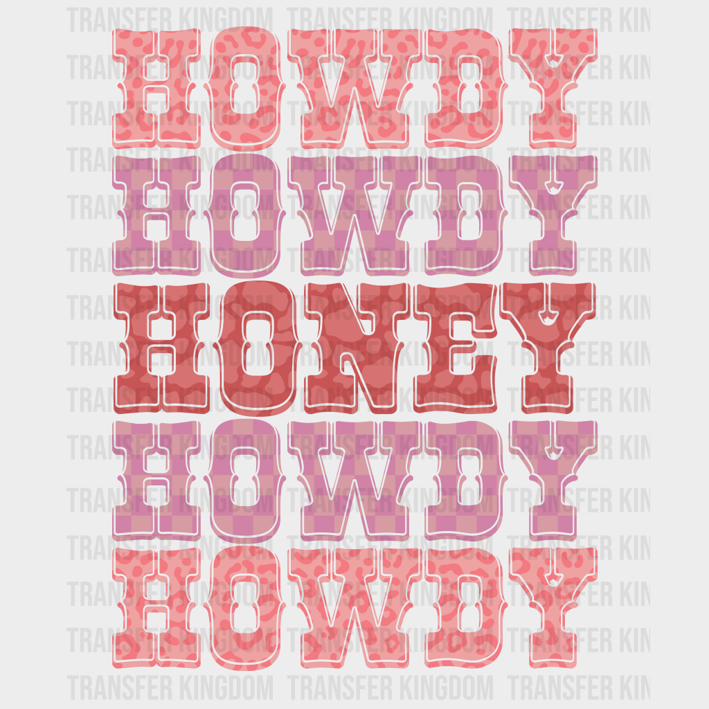 HOWDY HONEY - DTF heat transfer - transfer-kingdom
