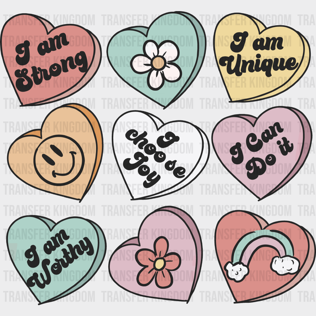 I Am... Valentines Day Design - Dtf Heat Transfer