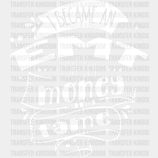 I Became An Emt - Dtf Heat Transfer Unisex S & M (10’’) / Light Color Design See Imaging