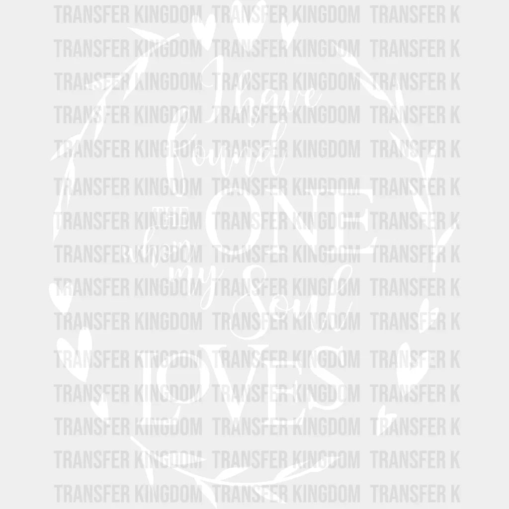 I Have Found The One - Anniversary Dtf Heat Transfer Unisex S & M (10’’) / Light Color Design