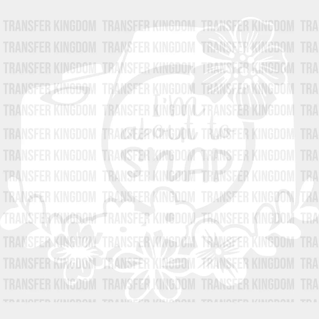 I’m About To Snap Camera - Photography Dtf Heat Transfer Unisex S & M (10’’) / Light Color