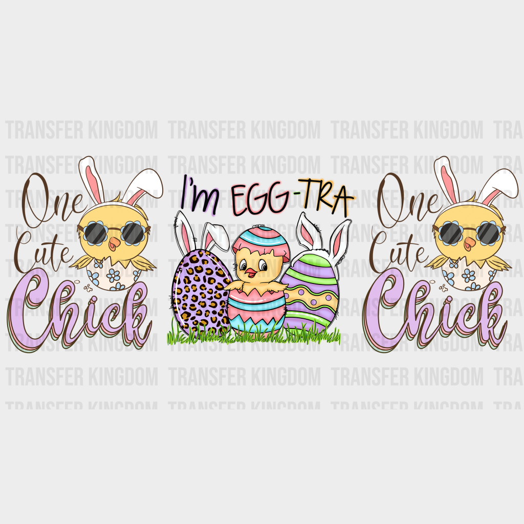 I'm Egg-Tra Easter UV DTF Transfer Cup Wrap UV DTF Sticker - Transfer Kingdom