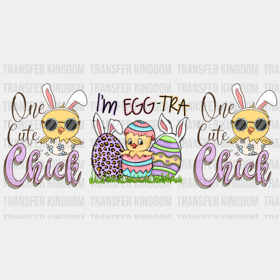 I'm Egg-Tra Easter UV DTF Transfer Cup Wrap UV DTF Sticker - Transfer Kingdom