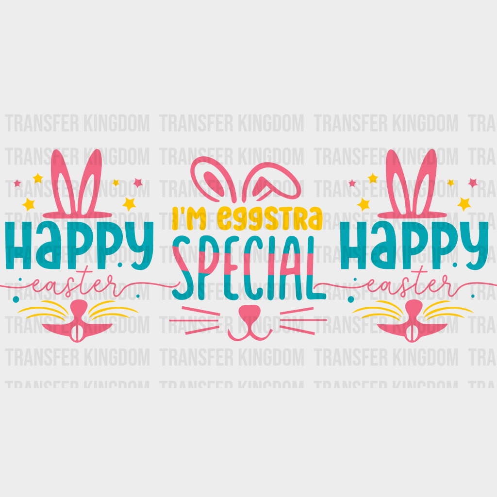 I'm Eggstra Special Easter UV DTF Transfer Cup Wrap UV DTF Sticker - Transfer Kingdom