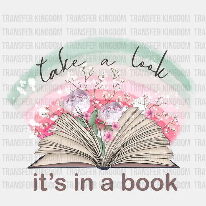It's In A Book - Reading DTF Heat Transfer