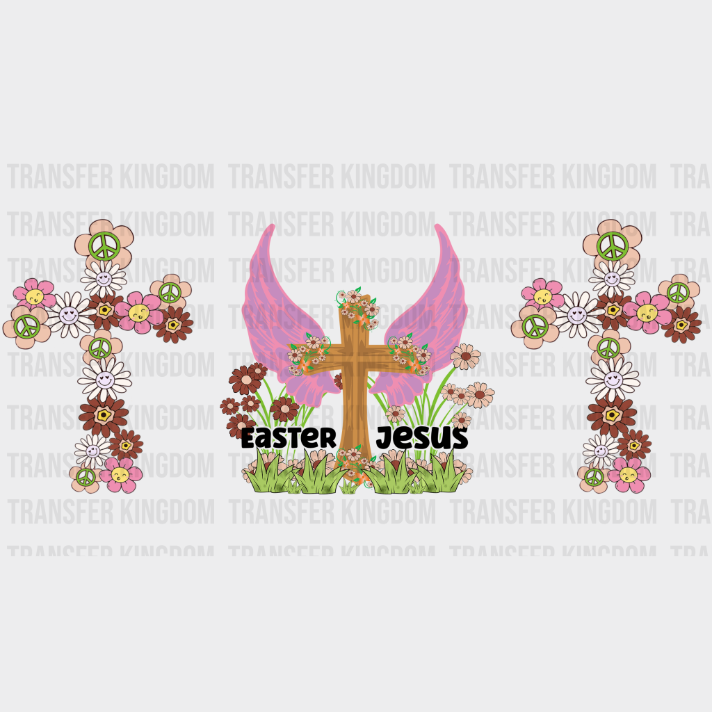 Jesus Easter UV DTF Transfer Cup Wrap UV DTF Sticker - Transfer Kingdom