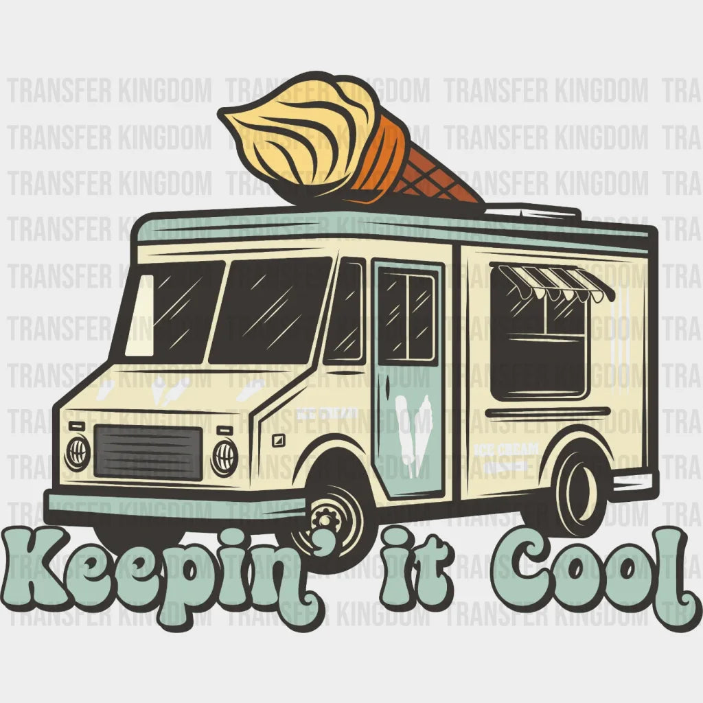 Keep In Cool Ice Cream Trolley Dtf Transfer