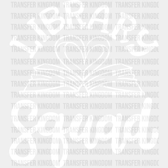 Library Squad - Reading Dtf Heat Transfer Unisex S & M (10’’) / Light Color Design See Imaging