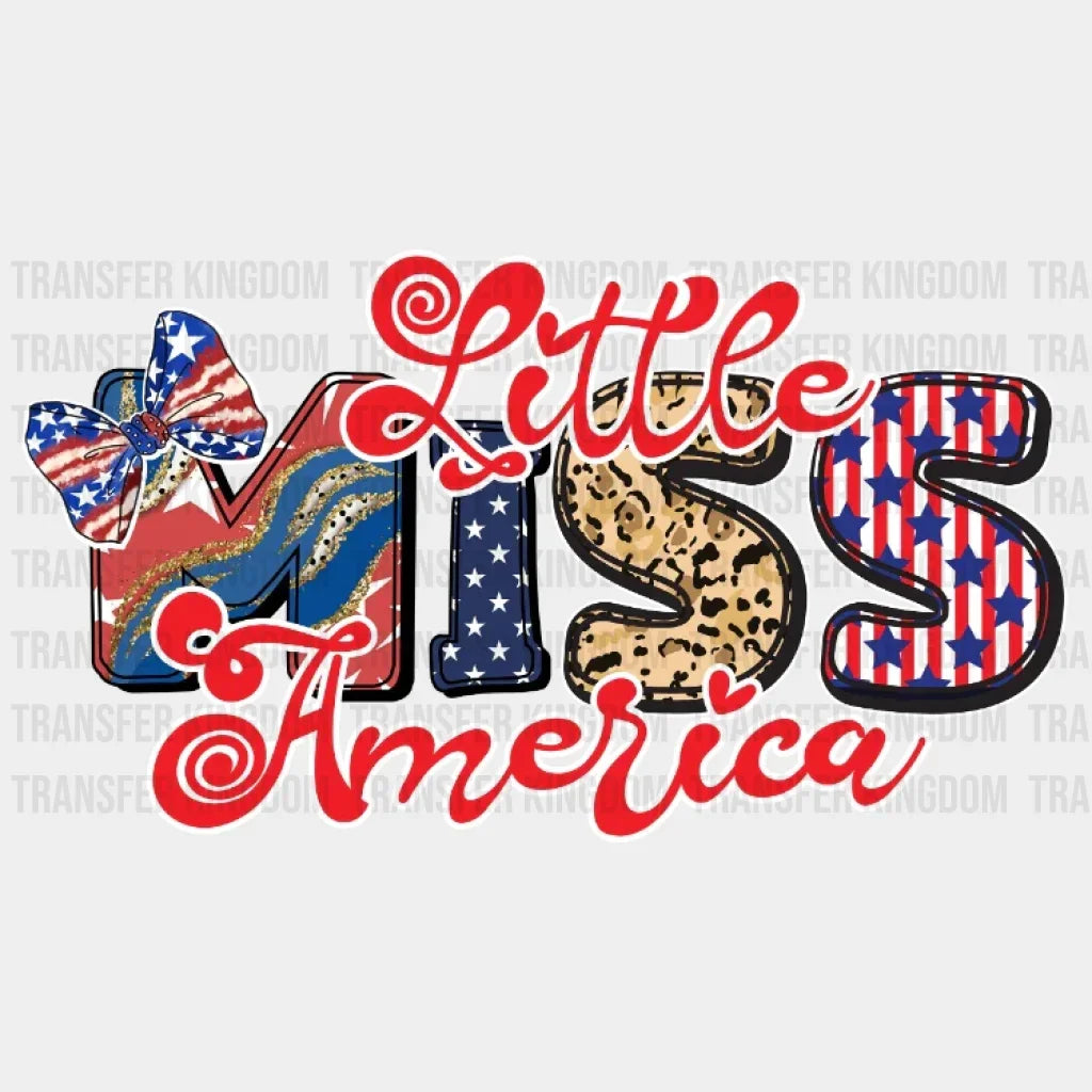 Little Miss America Dtf Transfer