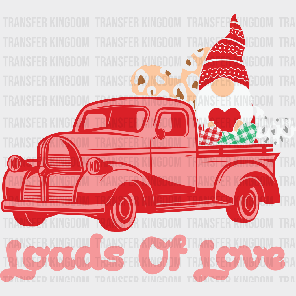 LOADS OF LOVE - DTF heat transfer - transfer-kingdom
