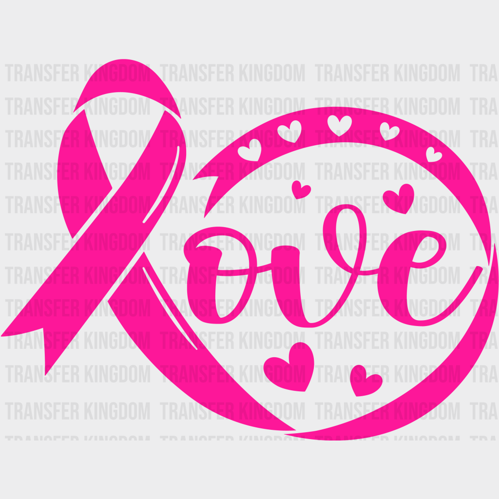 Love Cancer Support Design - Dtf Heat Transfer