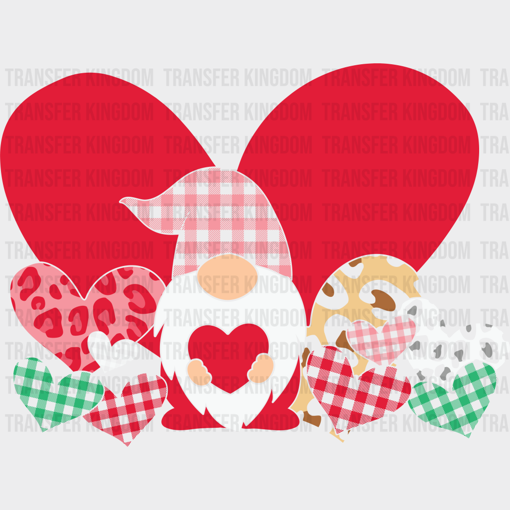 LOVE GNOMIE HEART - DTF heat transfer - transfer-kingdom