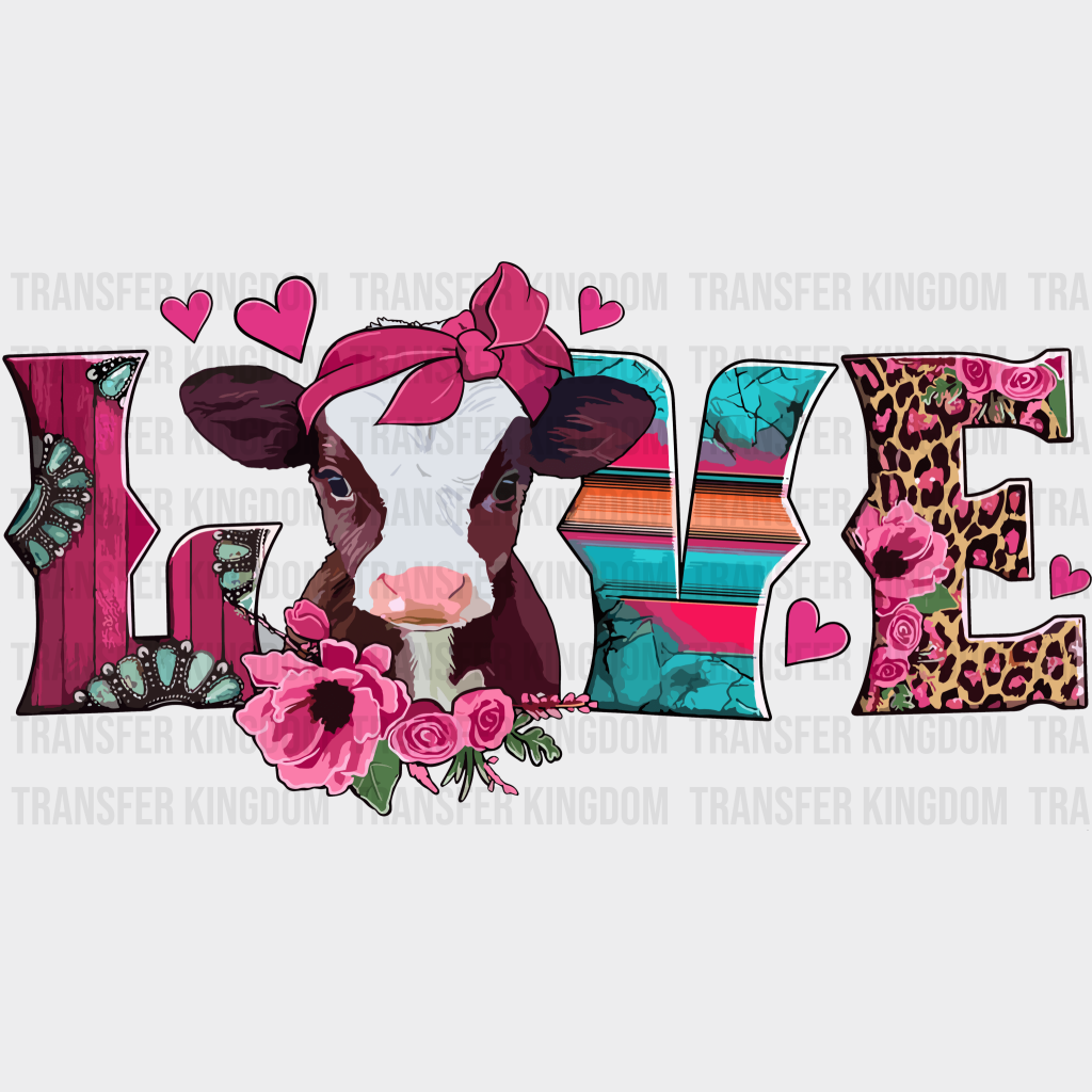 Love Valentines Day Design - Dtf Heat Transfer
