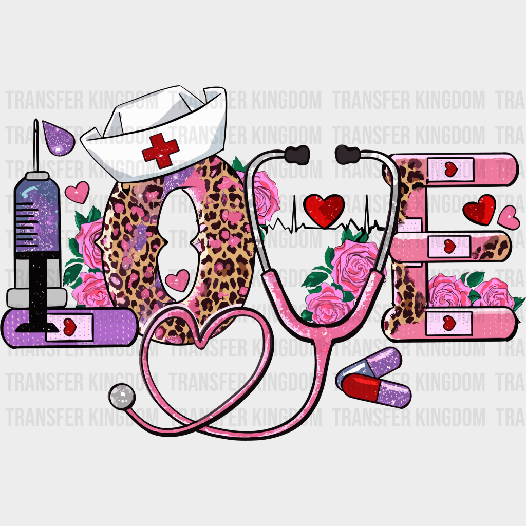 Love Valentines Day Design - Dtf Heat Transfer