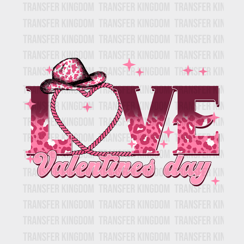 Love Valentines Day - Dtf Heat Transfer