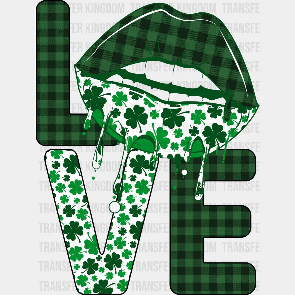 LOVE St. Patrick's Day Design - DTF heat transfer - Transfer Kingdom