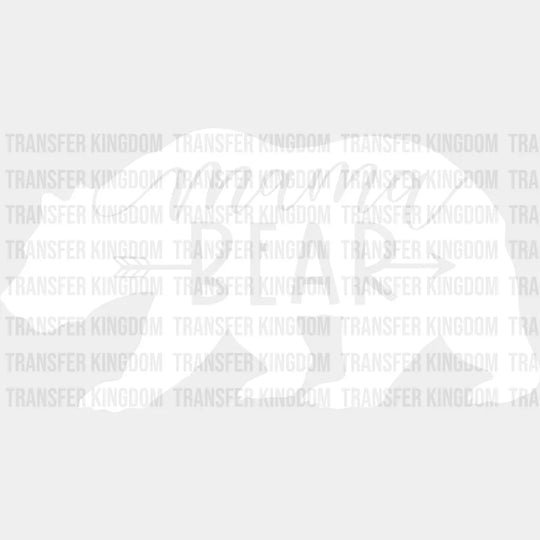 Mama Bear - Pregnancy Gender Reveal Mom Life Design Dtf Heat Transfer Unisex S & M (10’) / Light