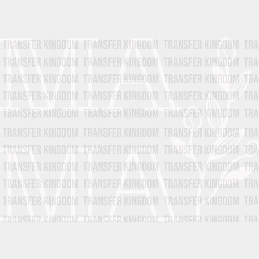 Mama Floral - Cool Mom Mothers Day Funny Design Dtf Heat Transfer Unisex S & M (10’) / Light