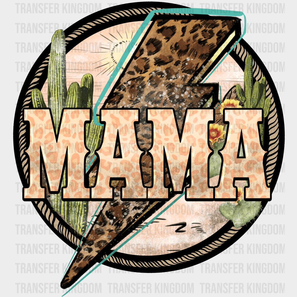 Mama Lightning - Mothers Day - DTF Transfer - Transfer Kingdom