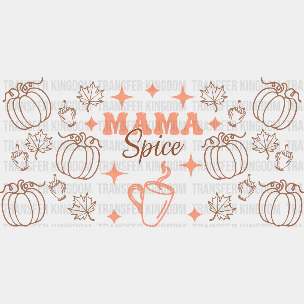Mama Spice Mother’s Day Uv Dtf Transfer Cup Wrap Sticker