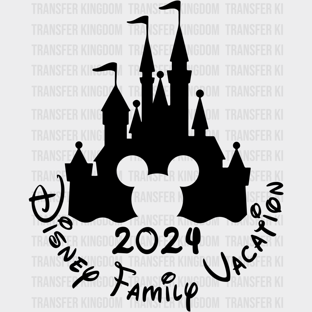 Mickey 2024 Disney Family Vacation Design - Disney DTF Transfer - Transfer Kingdom