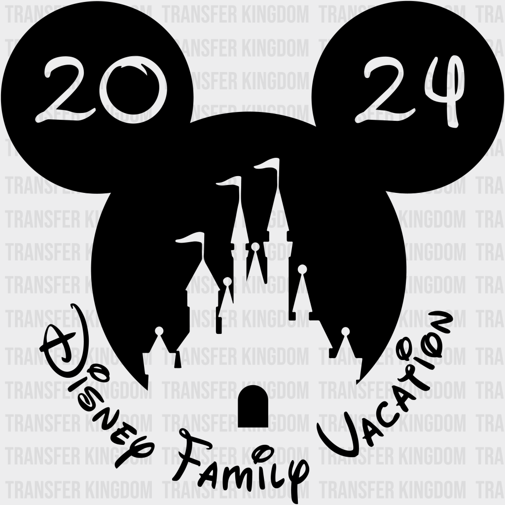 Mickey Disney Family Vacation 2024 Design - Christmas DTF Transfer - Transfer Kingdom