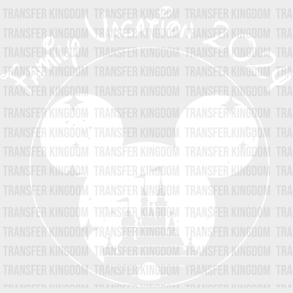 Mickey Disneyland 2024 Disney Family Vacation Design - Disney DTF Transfer - Transfer Kingdom