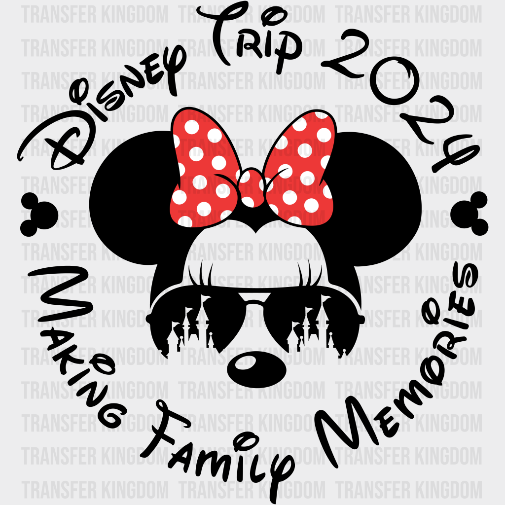Minnie Disney Trip 2024 Design - Disney DTF Transfer - Transfer Kingdom
