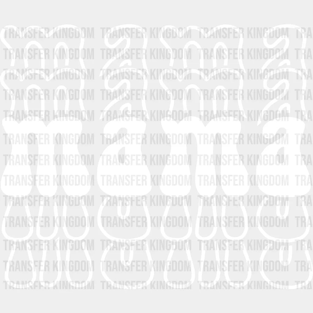 Mirrored Mama - Mothers Day Funny Mom Strong Design Dtf Heat Transfer Unisex S & M (10’) / Light