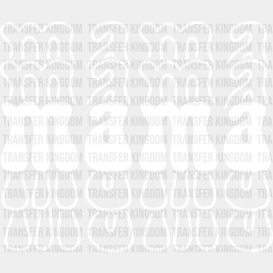 Mirrored Mama - Mothers Day Funny Mom Strong Design Dtf Heat Transfer Unisex S & M (10’) / Light