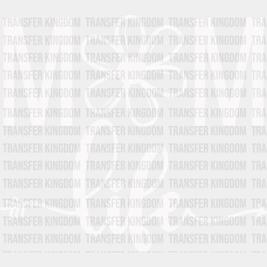 Mom Life Floral - Mothers Day Plant Lovers Design Dtf Heat Transfer Unisex S & M (10’) / Light