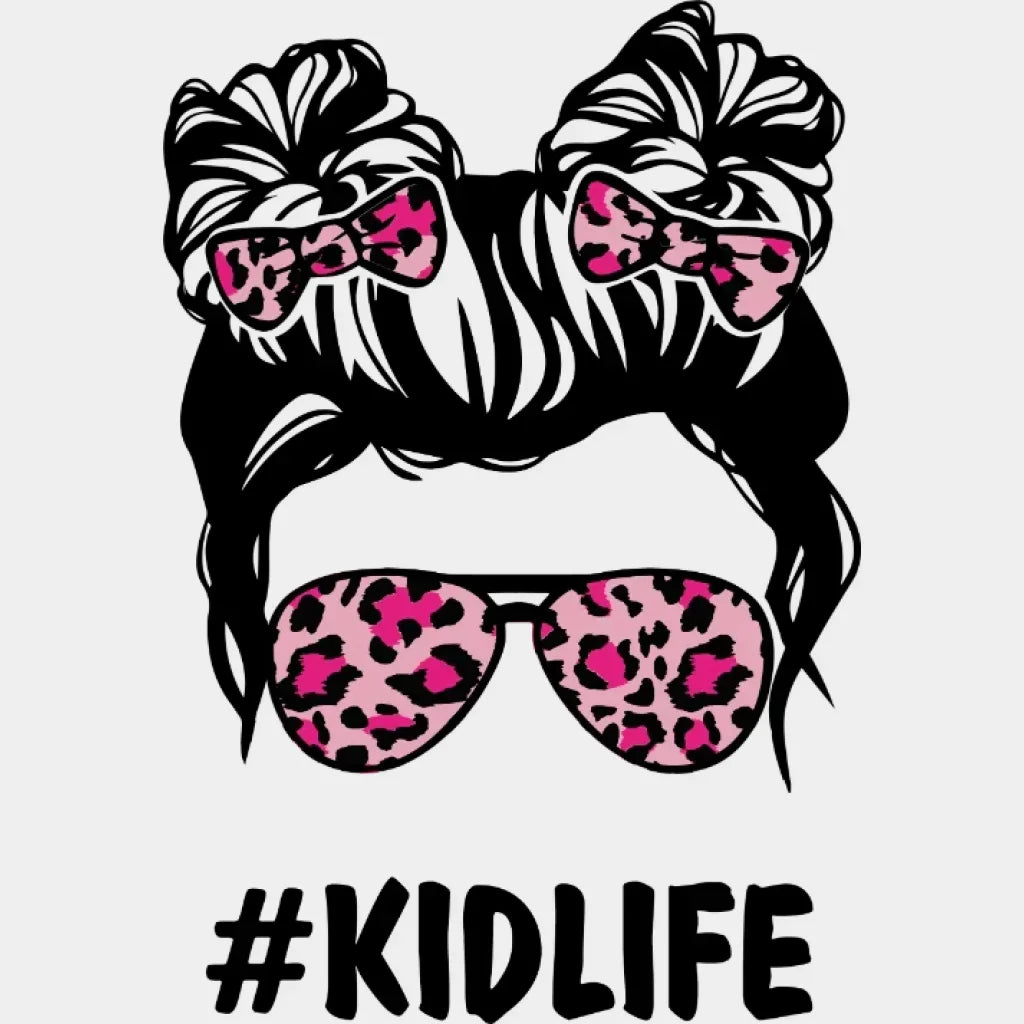 MomLife KidLife Leopard - Baby and Mama - Family Matching - Design - DTF heat transfer - Transfer Kingdom