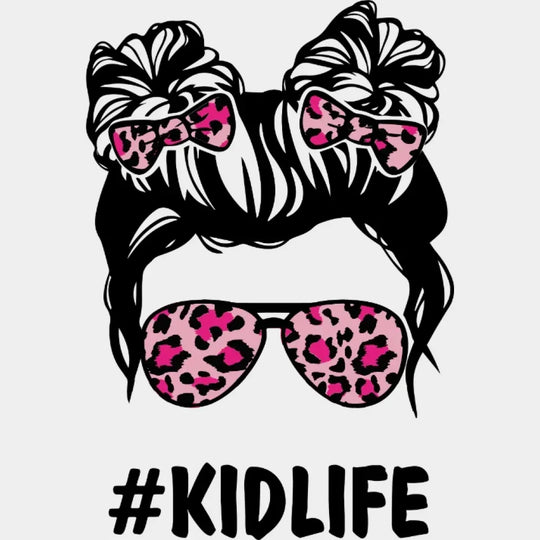 MomLife KidLife Leopard - Baby and Mama - Family Matching - Design - DTF heat transfer - Transfer Kingdom