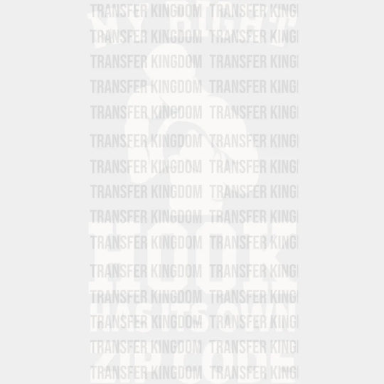 My Right Hook Has It’s Own Zip Code - Boxing Dtf Heat Transfer Unisex S & M (10’’) / Light