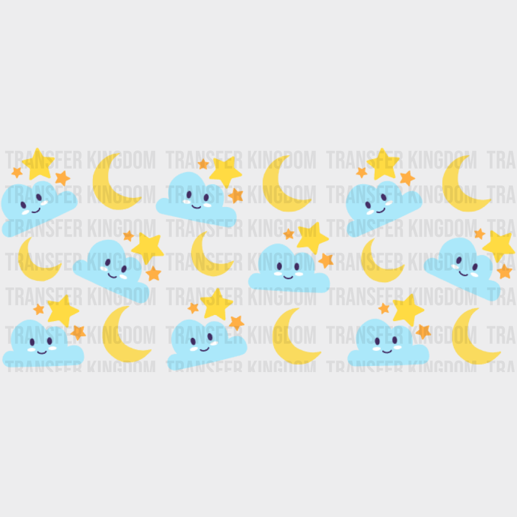 Night Sky Uv Dtf Transfer Cup Wrap Sticker