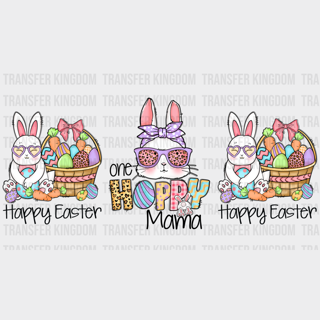 One Hoppy Mama Easter UV DTF Transfer Cup Wrap UV DTF Sticker - Transfer Kingdom