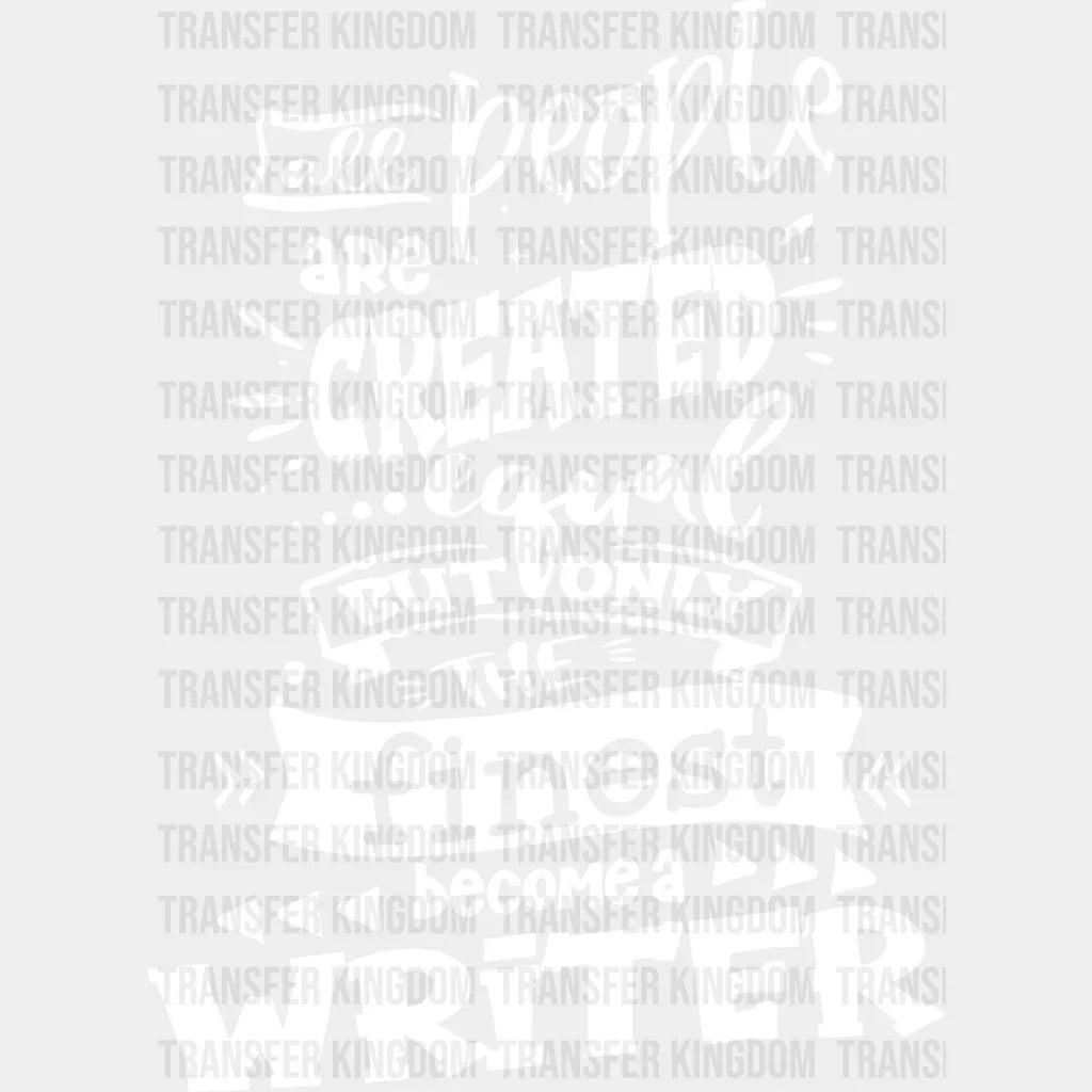 Only The Finest - Writing Dtf Heat Transfer Unisex S & M (10’’) / Light Color Design See Imaging