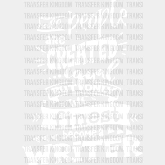 Only The Finest - Writing Dtf Heat Transfer Unisex S & M (10’’) / Light Color Design See Imaging