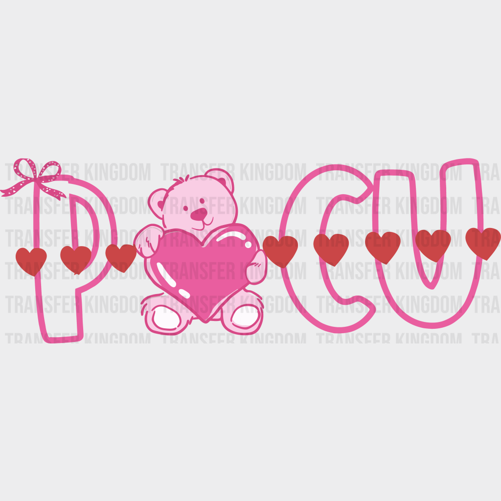 Pocu Valentines Day Design - Dtf Heat Transfer