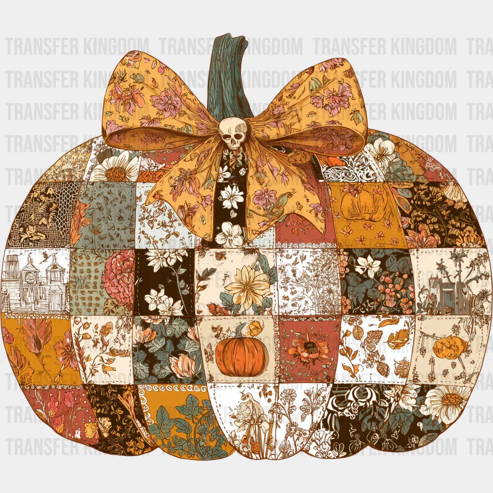Pumpkin Art Halloween DTF Transfer